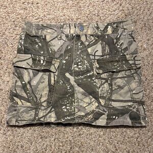 Camo Mini Skirt